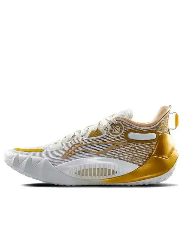 Кроссовки джимми батлер 1 Li-Ning — изображение 1 из 1, белый/золотистый