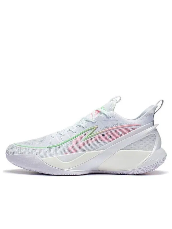 Кроссовки sonic 10 v2 mid Li-Ning — изображение 1 из 4, белый/розовый