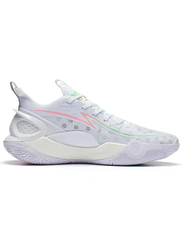 Кроссовки sonic 10 v2 mid Li-Ning — изображение 2 из 4, белый/розовый