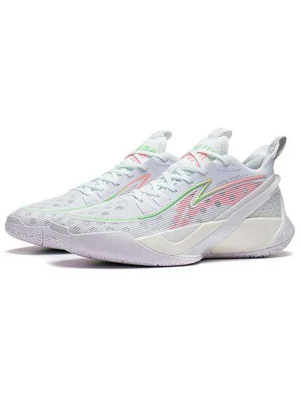 Кроссовки sonic 10 v2 mid Li-Ning — изображение 3 из 4, белый/розовый