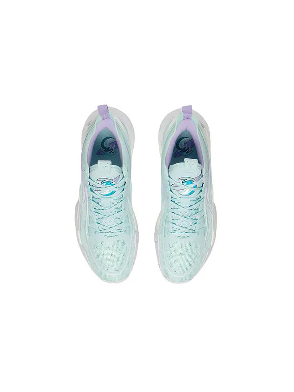 Кроссовки sonic 10 v2 низкие Li-Ning — изображение 4 из 4, зеленый/фиолетовый/белый
