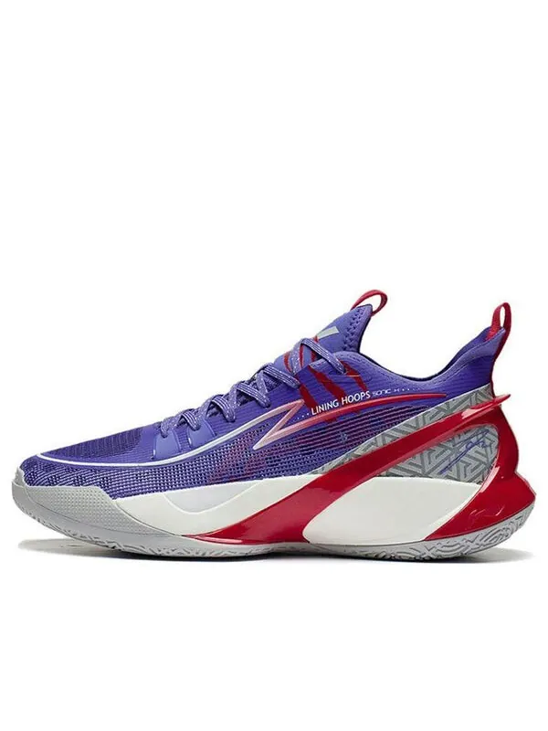 Кроссовки sonic 10 v2 низкие Li-Ning — изображение 1 из 4, фиолетовый/красный