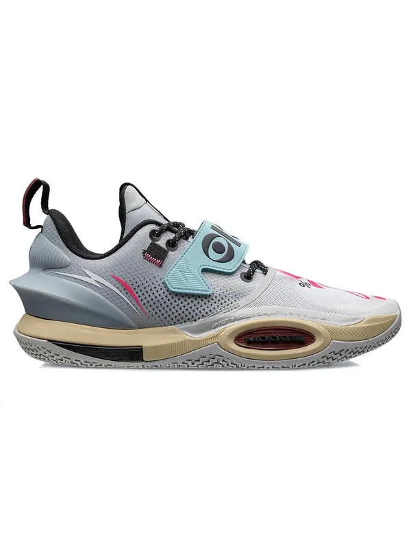 Кроссовки wade all city 10 v2 Li-Ning — изображение 2 из 4, серый/синий