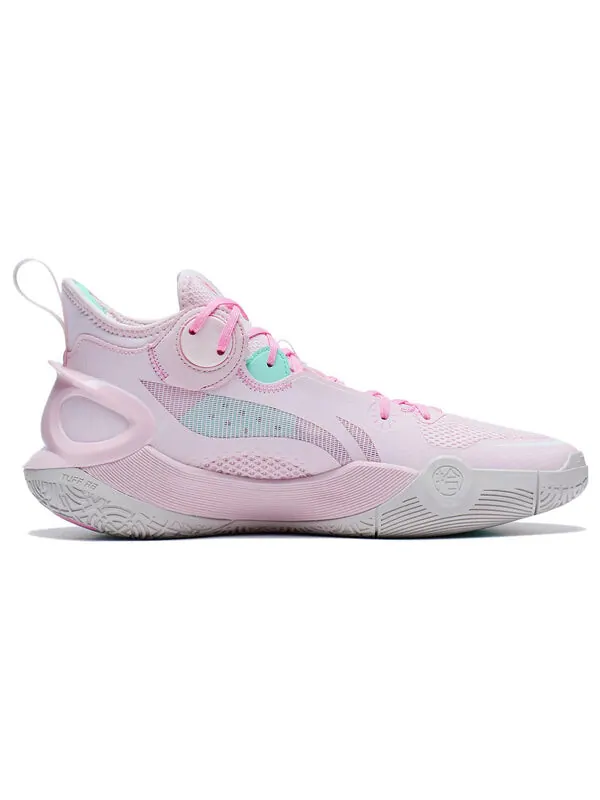 Кроссовки sonic 10 v1 mid Li-Ning — изображение 2 из 4, розовый/зеленый
