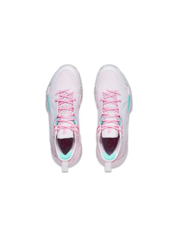Кроссовки sonic 10 v1 mid Li-Ning — изображение 4 из 4, розовый/зеленый