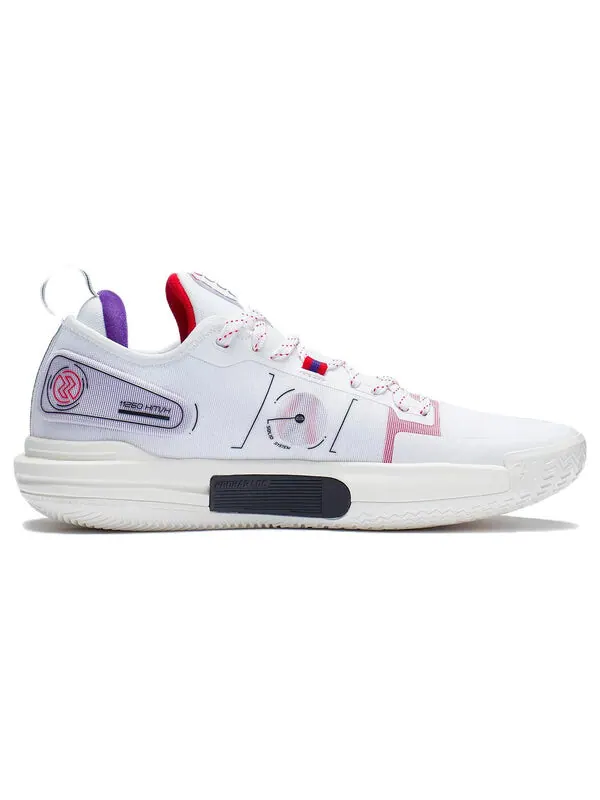 Кроссовки speed 9 премиум Li-Ning — изображение 2 из 4, белый/розовый/фиолетовый