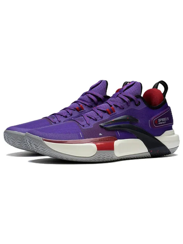Кроссовки speed 9 премиум Li-Ning — изображение 3 из 4, фиолетовый/черный/белый