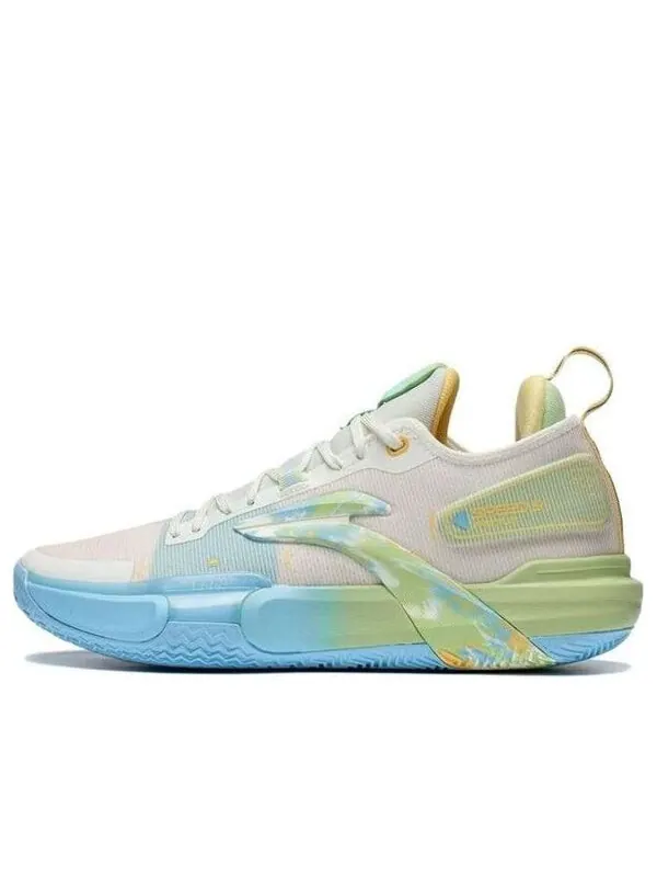 Кроссовки speed 9 премиум Li-Ning — изображение 1 из 4, бежевый/зеленый