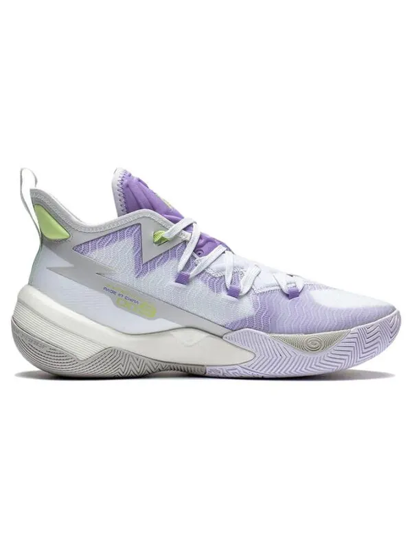 Кроссовки мощность 9 Li-Ning — изображение 2 из 4, фиолетовый/зеленый