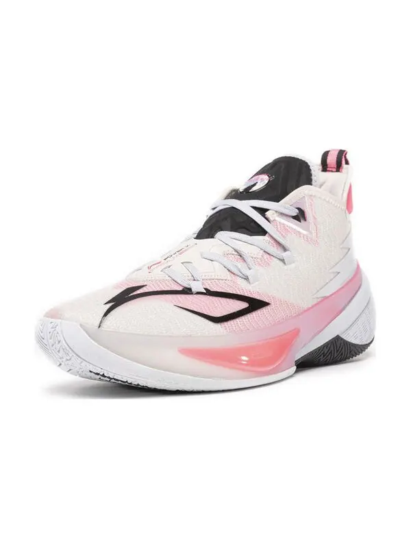 Кроссовки мощность 9 Li-Ning — изображение 3 из 4, белый/розовый