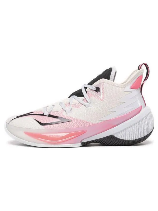 Кроссовки мощность 9 Li-Ning — изображение 2 из 4, белый/розовый