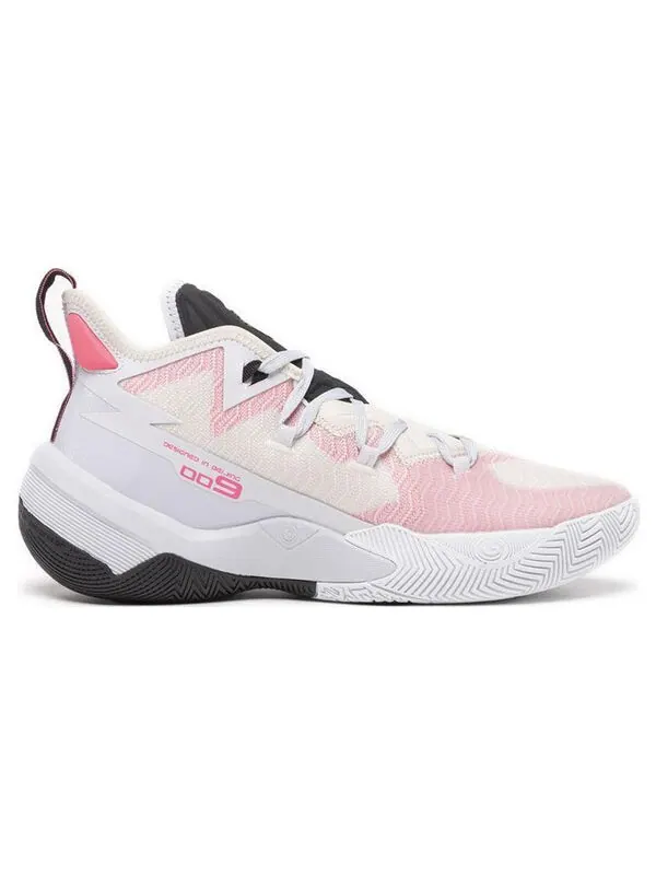 Кроссовки мощность 9 Li-Ning — изображение 3 из 4, белый/розовый
