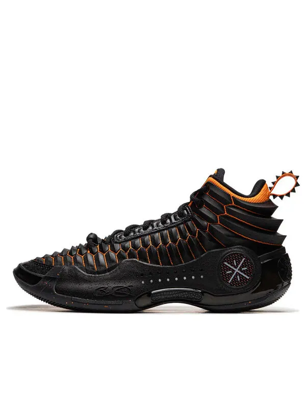 Кроссовки way of wade 10 'black dragon' Li-Ning — изображение 1 из 4, черный/оранжевый