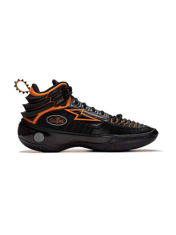 Кроссовки way of wade 10 'black dragon' Li-Ning — изображение 2 из 4, черный/оранжевый