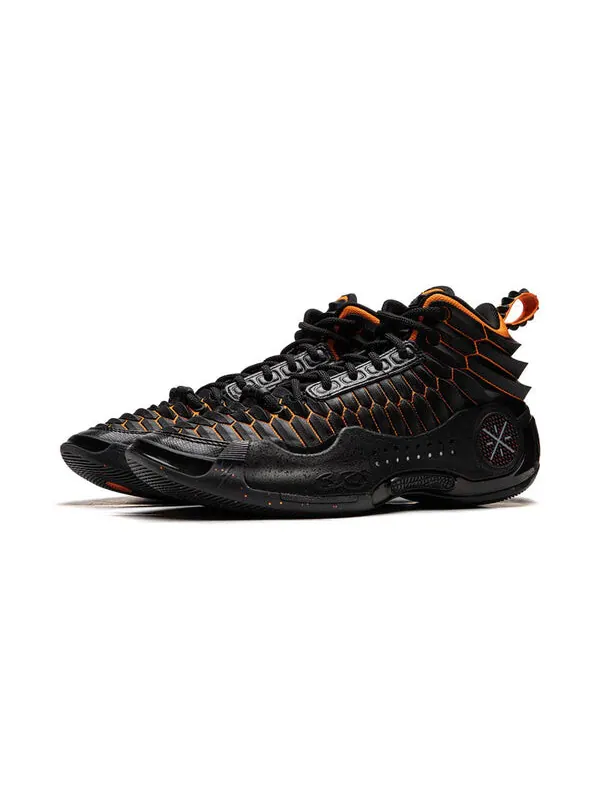 Кроссовки way of wade 10 'black dragon' Li-Ning — изображение 3 из 4, черный/оранжевый