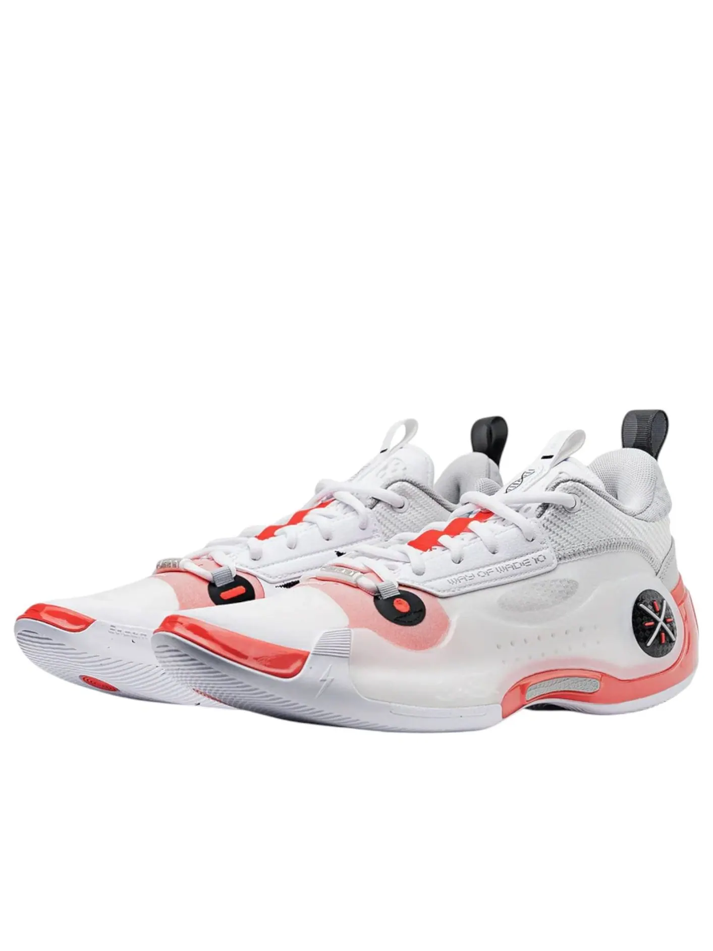 Li-Ning Way of Wade 10 Low 'Overtown' — изображение 2 из 6, белый/красный