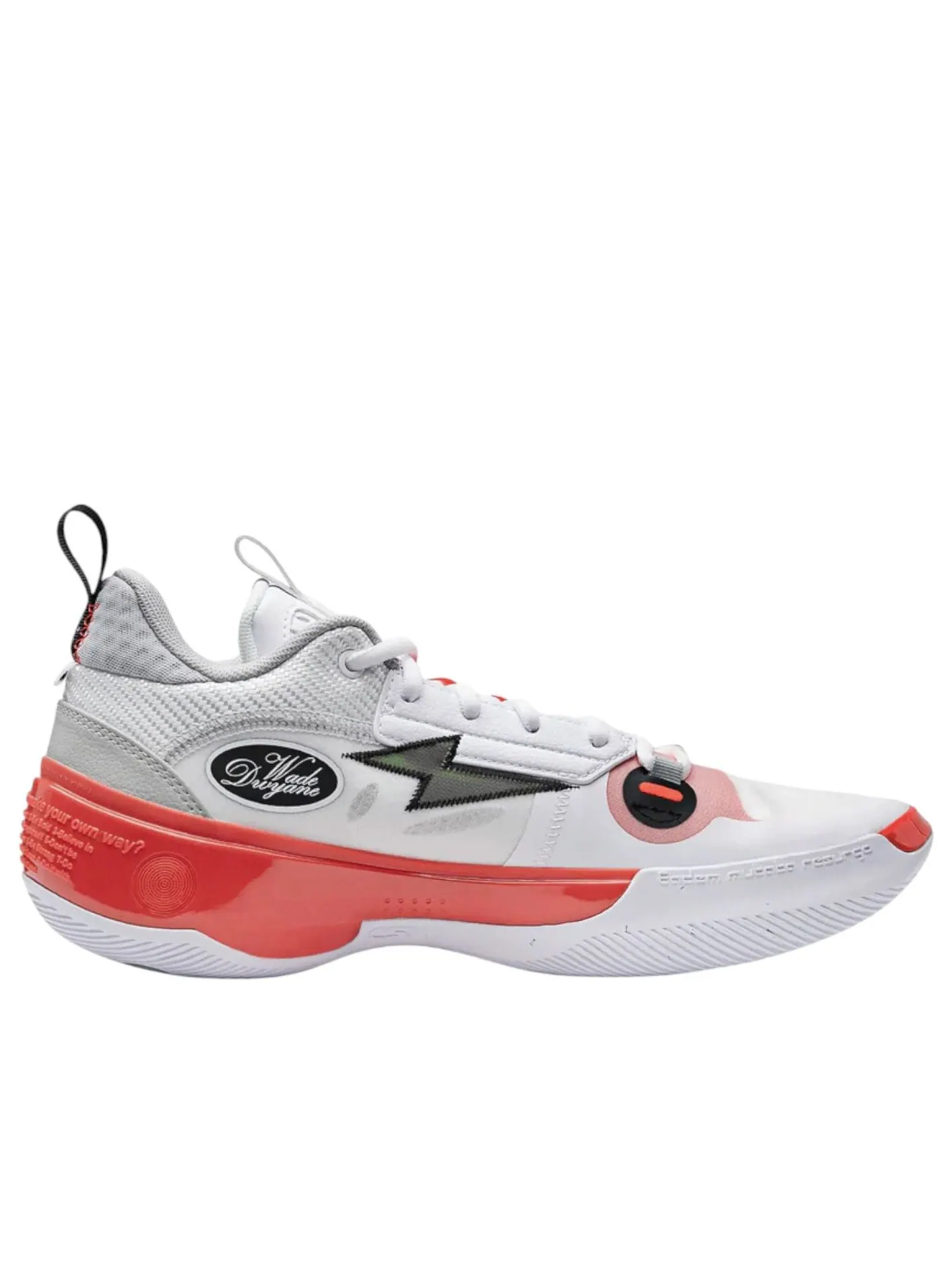 Li-Ning Way of Wade 10 Low 'Overtown' — изображение 6 из 6, белый/красный