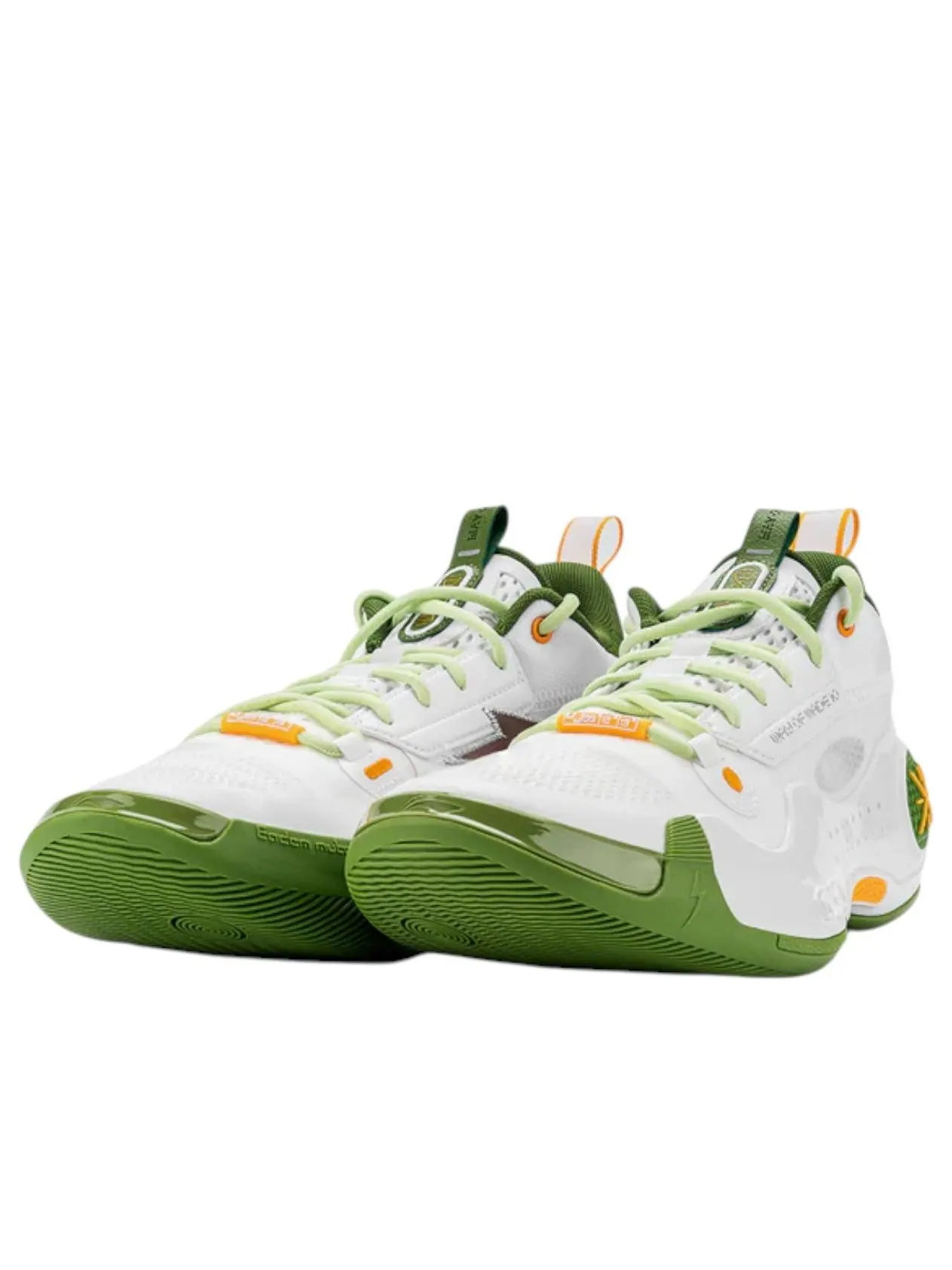 Li-Ning Way of Wade 10 Low 'Wasabi' — изображение 3 из 6, белый/зеленый