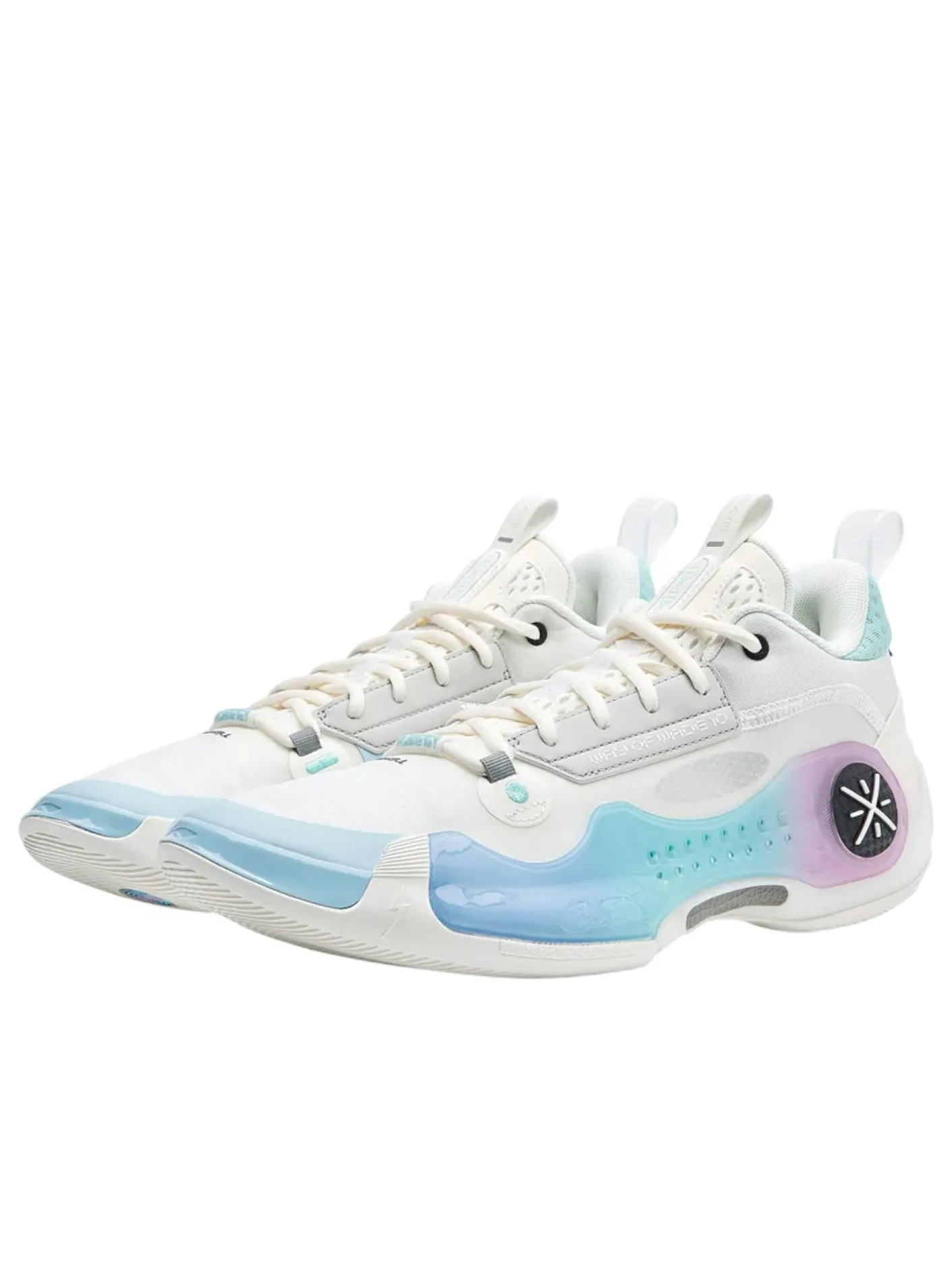 Кроссовки Li-Ning Way Of Wade 10 Low 'Cotton Candy' — изображение 2 из 6, белый