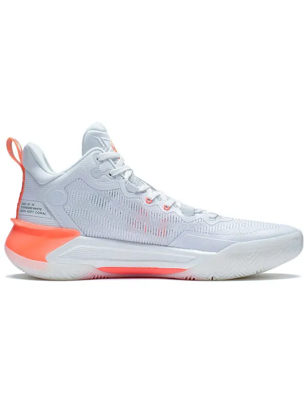 Кроссовки лирен 3 Li-Ning — изображение 2 из 4, белый/оранжевый