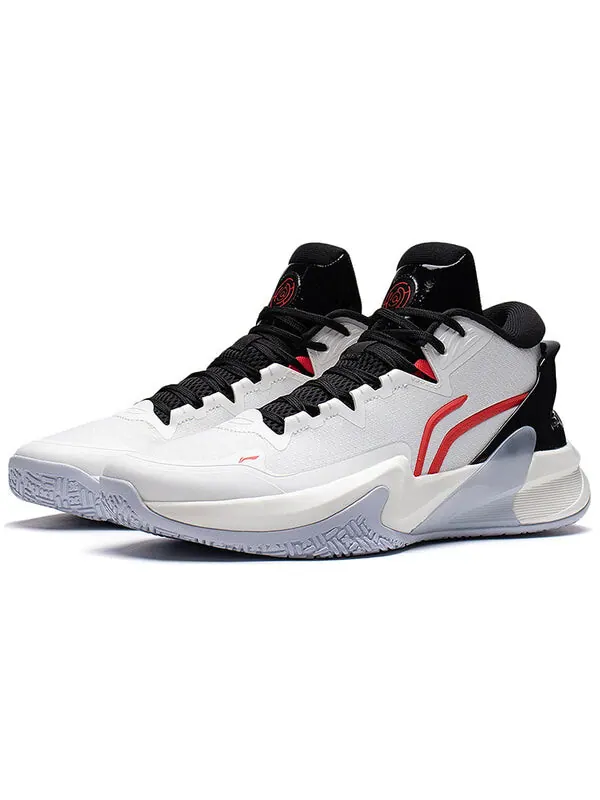 Кроссовки легкие скорость 1 высокие Li-Ning — изображение 3 из 4, белый/черный/красный