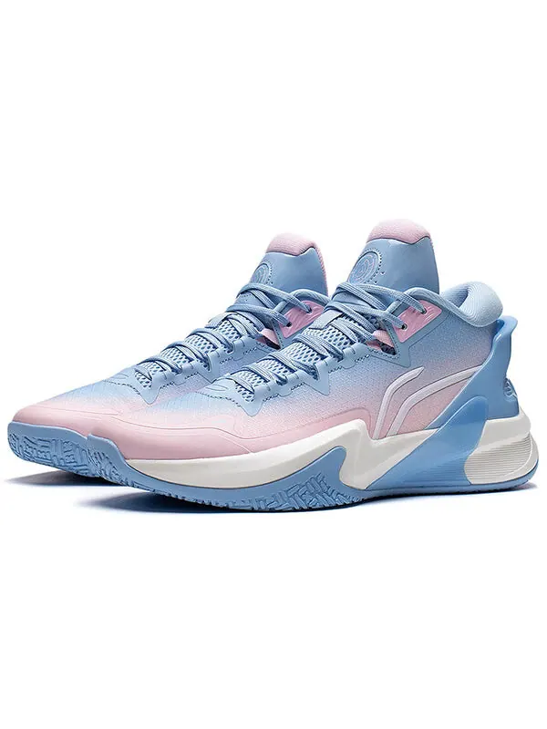 Кроссовки легкие скорость 1 высокие Li-Ning — изображение 3 из 4, синий/розовый