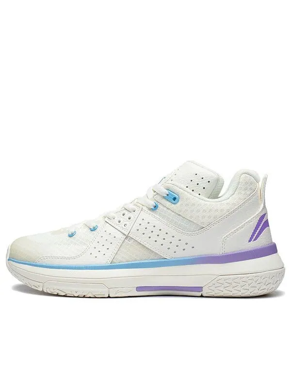 Кроссовки Wade All City 5 Li-Ning — изображение 1 из 4, белый/синий/фиолетовый