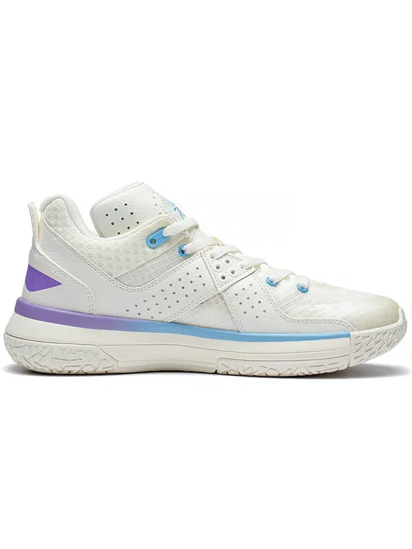 Кроссовки Wade All City 5 Li-Ning — изображение 2 из 4, белый/синий/фиолетовый