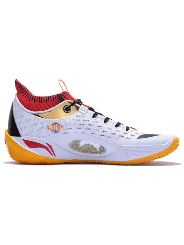 Кроссовки wade 808 ultra Li-Ning — изображение 2 из 4, белый/красный/оранжевый