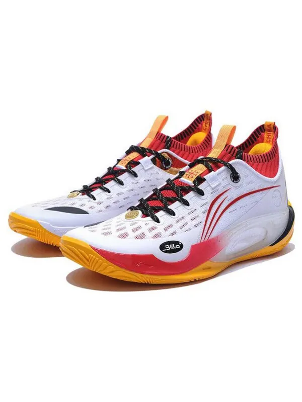 Кроссовки wade 808 ultra Li-Ning — изображение 3 из 4, белый/красный/оранжевый