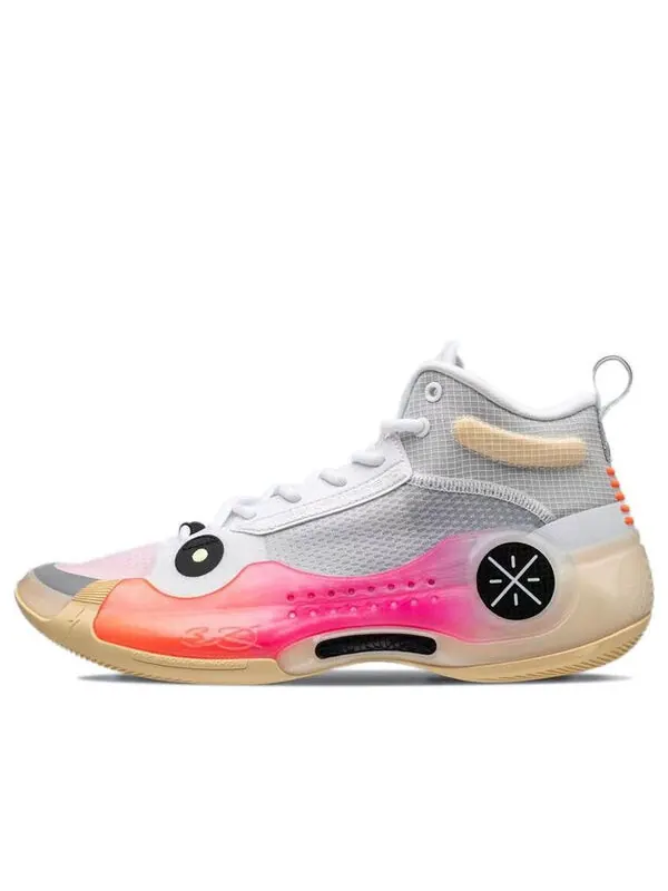 Кроссовки way of wade 10 Li-Ning — изображение 1 из 4, белый/розовый/оранжевый