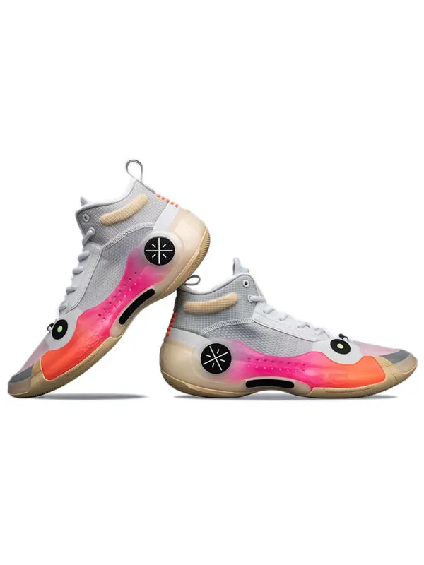 Кроссовки way of wade 10 Li-Ning — изображение 3 из 4, белый/розовый/оранжевый