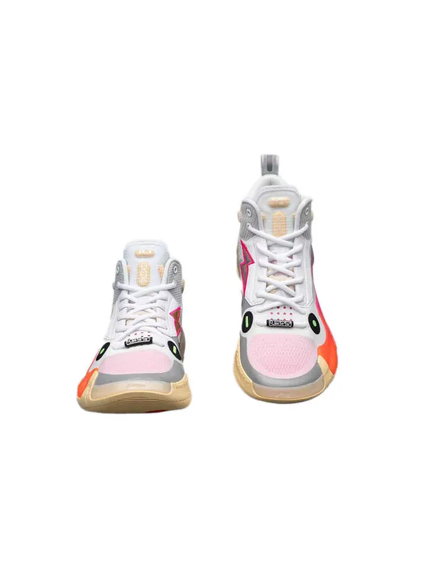 Кроссовки way of wade 10 Li-Ning — изображение 4 из 4, белый/розовый/оранжевый