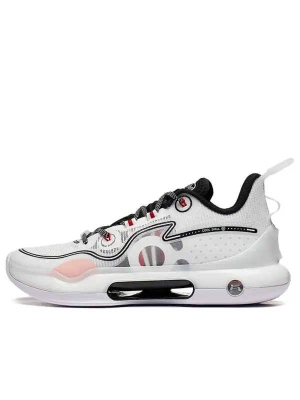 Кроссовки yushuai evolution низкие Li-Ning — изображение 1 из 3, белый/черный/красный