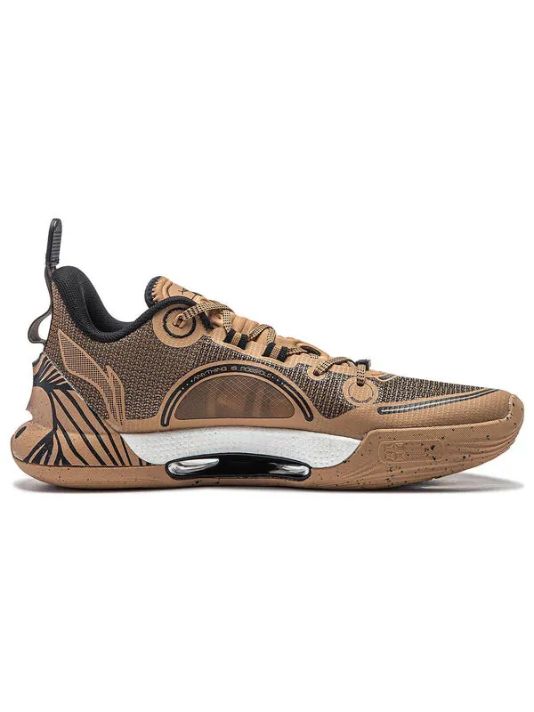 Кроссовки yushuai evolution низкие Li-Ning — изображение 2 из 4, коричневый/черный