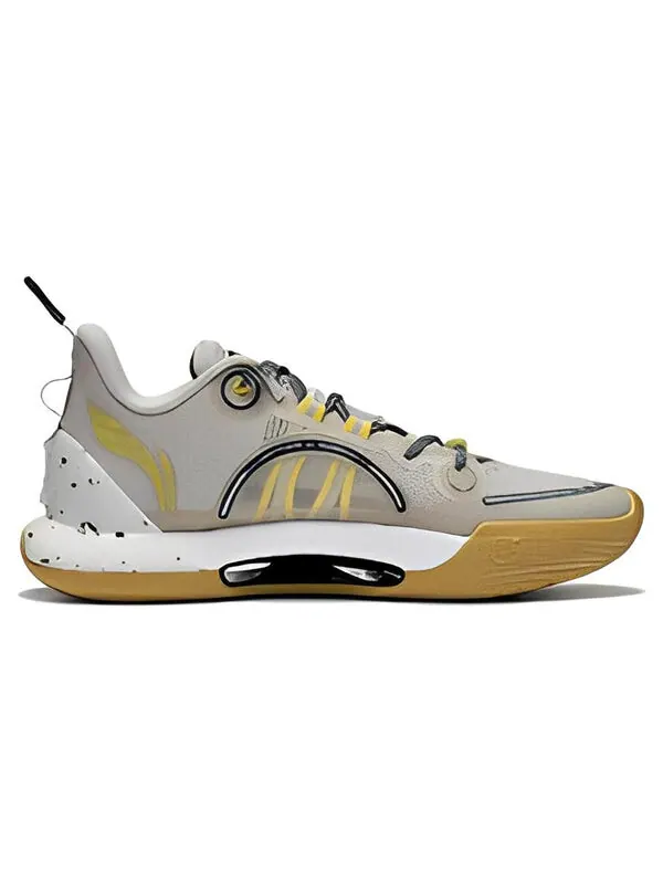 Кроссовки yushuai evolution низкие Li-Ning — изображение 2 из 4, бежевый/черный/белый
