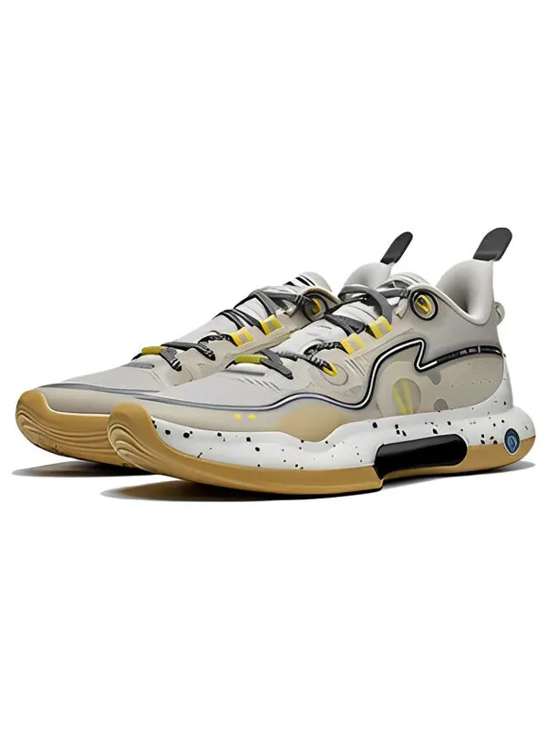 Кроссовки yushuai evolution низкие Li-Ning — изображение 3 из 4, бежевый/черный/белый