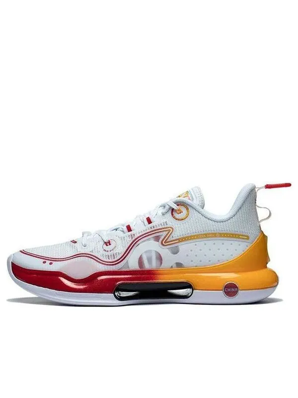 Кроссовки yushuai evolution низкие Li-Ning — изображение 1 из 4, белый/желтый/красный