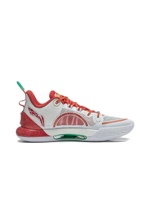 Кроссовки yushuai evolution низкие Li-Ning — изображение 2 из 4, белый/красный