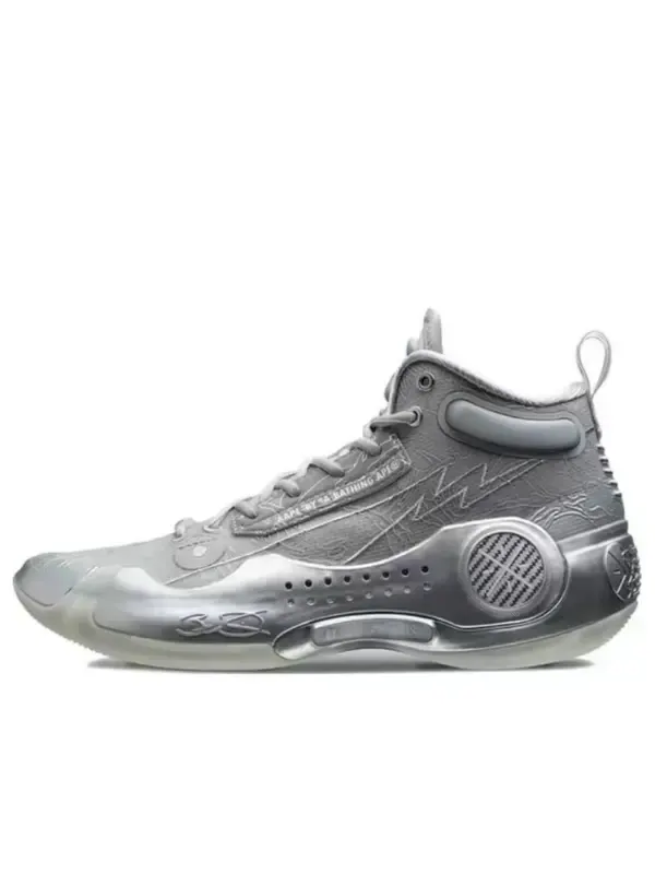 Кроссовки way of wade 10 x aape Li-Ning — изображение 1 из 4, серебристый/серый