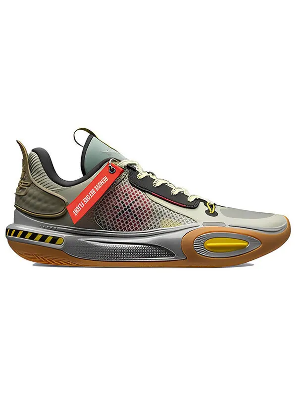 Кроссовки Wade All City 11 Li-Ning — изображение 2 из 2, бежевый/желтый