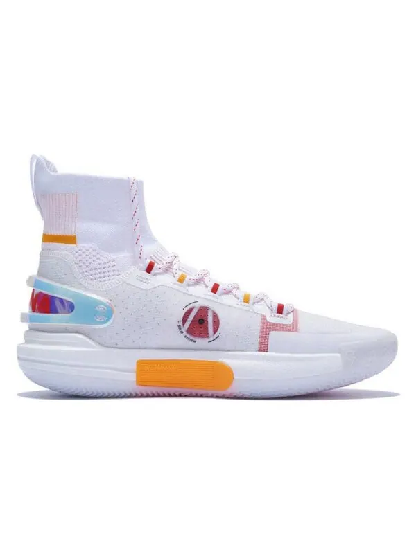 Кроссовки скорость 9 высокие Li-Ning — изображение 2 из 4, белый/красный