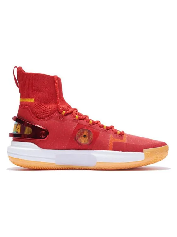 Кроссовки скорость 9 высокие Li-Ning — изображение 3 из 4, красный/белый/черный