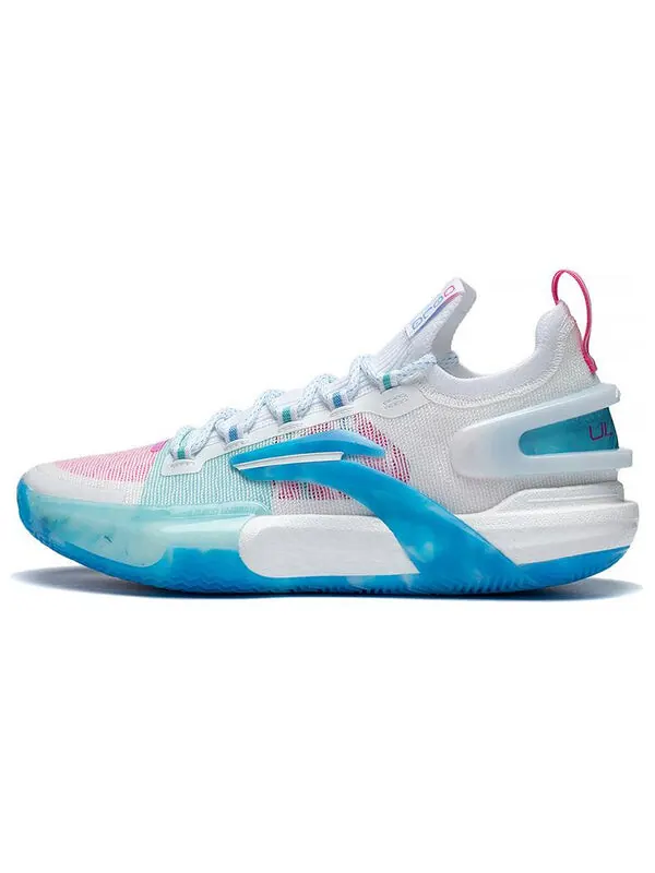 Кроссовки speed 9 ультра низкие Li-Ning — изображение 2 из 4, белый/синий/розовый