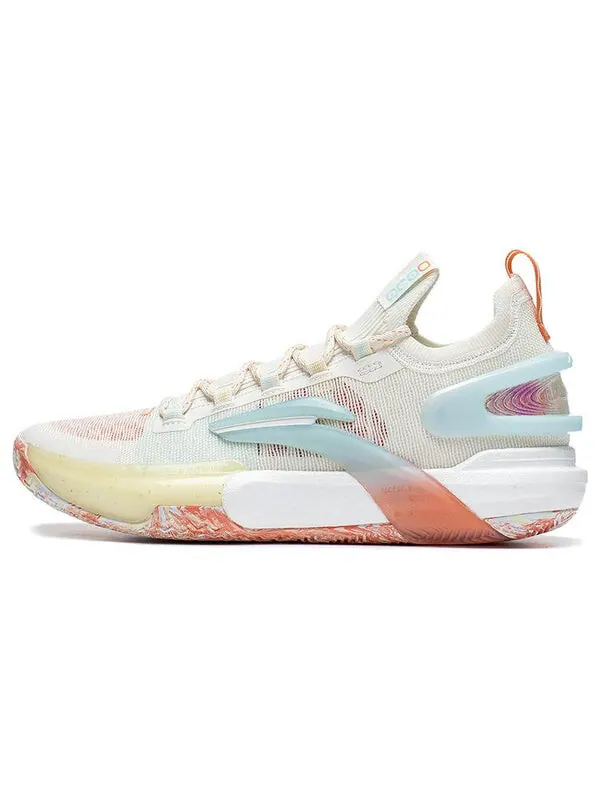 Кроссовки speed 9 ультра низкие Li-Ning — изображение 2 из 4, белый/кремовый/красный
