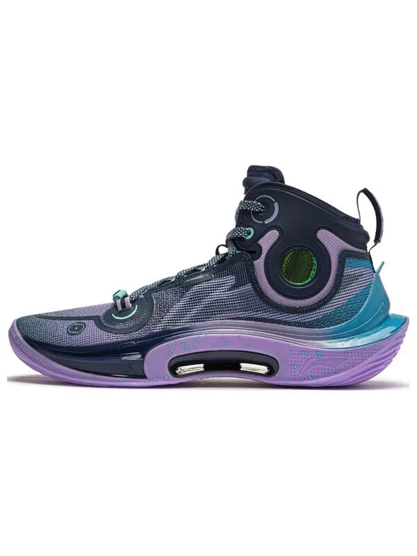 Кроссовки соник 11 ультра Li-Ning — изображение 2 из 4, фиолетовый/синий/черный