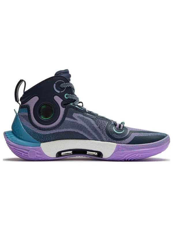 Кроссовки соник 11 ультра Li-Ning — изображение 3 из 4, фиолетовый/синий/черный