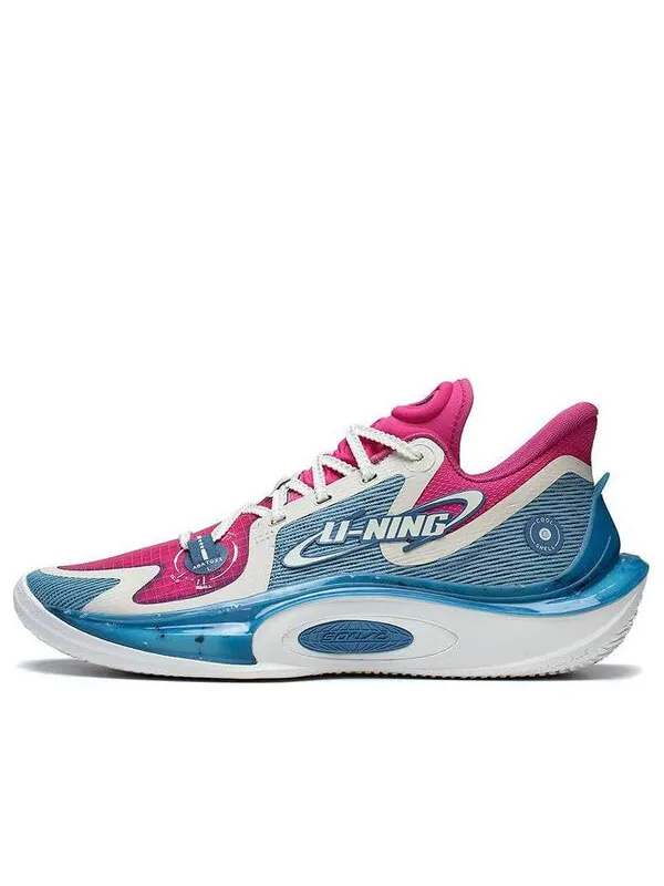 Кроссовки sonic 11 astro-s2 'niagara pink' Li-Ning — изображение 1 из 4, розовый/желтый