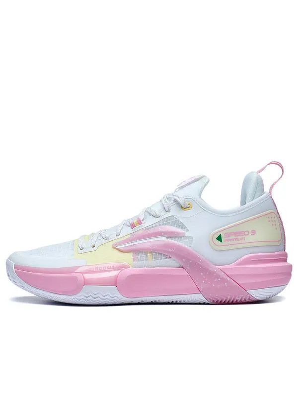 Кроссовки скорость 9 пм Li-Ning — изображение 1 из 4, белый/розовый