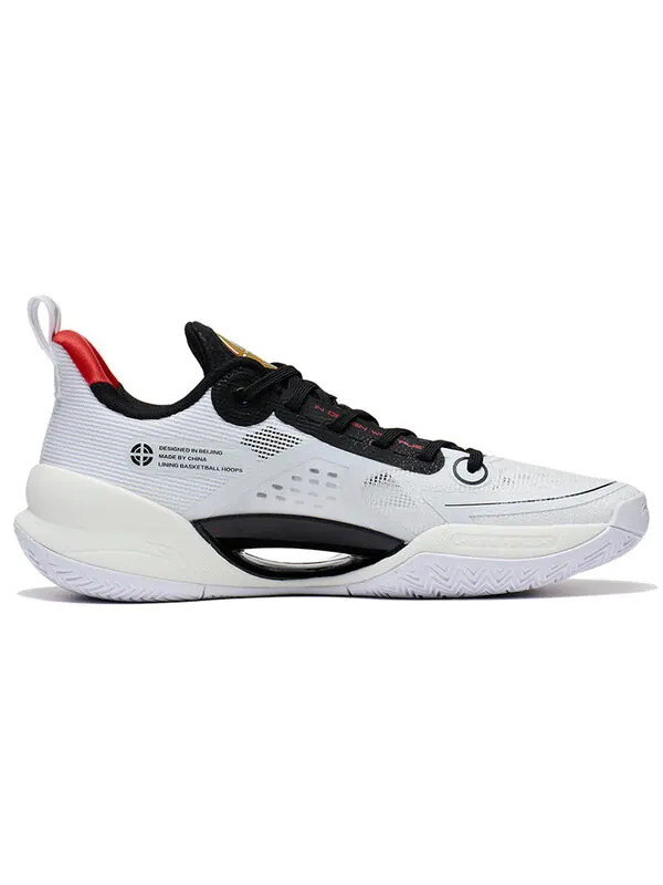 Кроссовки суперлегкие v2 Li-Ning — изображение 2 из 4, белый/черный/красный